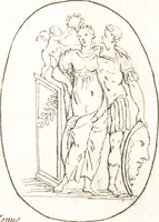 An illustration from Recueil de trois cent têtes et sujets de composition [graphic] (1775)