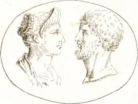 An illustration from Recueil de trois cent têtes et sujets de composition [graphic] (1775)