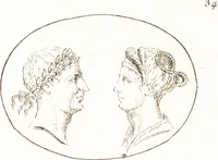 An illustration from Recueil de trois cent têtes et sujets de composition [graphic] (1775)