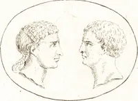 An illustration from Recueil de trois cent têtes et sujets de composition [graphic] (1775)