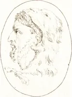 An illustration from Recueil de trois cent têtes et sujets de composition [graphic] (1775)