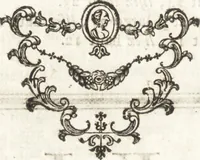 An illustration from Catalogue d'une riche et precieuse collection de tableaux des meilleurs & plus célébres maîtres des ecoles d'Italie, des Pays-Bas & de France, qui composent le cabinet de feu Messire Gabriel-François-Joseph de Verhulst : dont les héritiers proposent l'acquisition en total & en masse (1779)