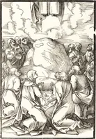 Picture 115 of 142 from Speculum passionis Domini Nostri Ihesu Christi : in quo relucẽt hec omnia singulariter vere & absolute, puta omnis p[er]fectio yerarchie, omniũ fidelium beatitudo, omnes virtutes, dona, fructus, et spiritualiũ bonorũ omnium efficacia, quod in fine prime partis huius speculi manifestissime cõprobat̃ (1507), leaf 151