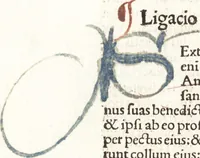 An illustration from Speculum passionis Domini Nostri Ihesu Christi : in quo relucẽt hec omnia singulariter vere & absolute, puta omnis p[er]fectio yerarchie, omniũ fidelium beatitudo, omnes virtutes, dona, fructus, et spiritualiũ bonorũ omnium efficacia, quod in fine prime partis huius speculi manifestissime cõprobat̃ (1507)