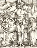 Picture 6 of 142 from Speculum passionis Domini Nostri Ihesu Christi : in quo relucẽt hec omnia singulariter vere & absolute, puta omnis p[er]fectio yerarchie, omniũ fidelium beatitudo, omnes virtutes, dona, fructus, et spiritualiũ bonorũ omnium efficacia, quod in fine prime partis huius speculi manifestissime cõprobat̃ (1507), leaf 9