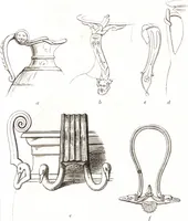 Picture 96 of 212 from Der Stil in den technischen und tektonischen Künsten, oder, Praktische Aesthetik : ein Handbuch für Techniker, Künstler und Kunstfreunde (1860), leaf 118