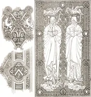 An illustration from Der Stil in den technischen und tektonischen Künsten, oder, Praktische Aesthetik : ein Handbuch für Techniker, Künstler und Kunstfreunde (1860)