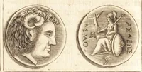 An illustration from Thomae Bartholini De unicornu observationes novae : secunda editione auctiores & emendatiores editae a filio Casparo Bartholino (1678)