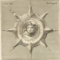 An illustration from Thomae Dempsteri a muresk Scoti pandectarum in Pisano Lyceo professoris ordinarii De Etruria regali libri septem : opus postumum in duas partes divisum (1723)
