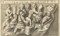 An illustration from Thomae Dempsteri a muresk Scoti pandectarum in Pisano Lyceo professoris ordinarii De Etruria regali libri septem : opus postumum in duas partes divisum (1723)