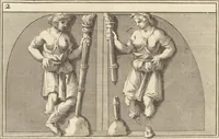 An illustration from Thomae Dempsteri a muresk Scoti pandectarum in Pisano Lyceo professoris ordinarii De Etruria regali libri septem : opus postumum in duas partes divisum (1723)