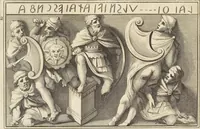 An illustration from Thomae Dempsteri a muresk Scoti pandectarum in Pisano Lyceo professoris ordinarii De Etruria regali libri septem : opus postumum in duas partes divisum (1723)