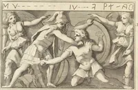 An illustration from Thomae Dempsteri a muresk Scoti pandectarum in Pisano Lyceo professoris ordinarii De Etruria regali libri septem : opus postumum in duas partes divisum (1723)