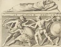 An illustration from Thomae Dempsteri a muresk Scoti pandectarum in Pisano Lyceo professoris ordinarii De Etruria regali libri septem : opus postumum in duas partes divisum (1723)