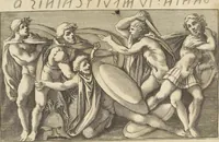 An illustration from Thomae Dempsteri a muresk Scoti pandectarum in Pisano Lyceo professoris ordinarii De Etruria regali libri septem : opus postumum in duas partes divisum (1723)