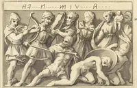 An illustration from Thomae Dempsteri a muresk Scoti pandectarum in Pisano Lyceo professoris ordinarii De Etruria regali libri septem : opus postumum in duas partes divisum (1723)
