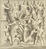 An illustration from Thomae Dempsteri a muresk Scoti pandectarum in Pisano Lyceo professoris ordinarii De Etruria regali libri septem : opus postumum in duas partes divisum (1723)