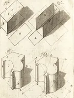 An illustration from Traité des pratiques geometrales et perspectives : enseignées dans l'Academie royale de la peinture et sculpture (1665)