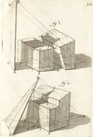 An illustration from Traité des pratiques geometrales et perspectives : enseignées dans l'Academie royale de la peinture et sculpture (1665)
