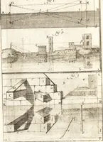 An illustration from Traité des pratiques geometrales et perspectives : enseignées dans l'Academie royale de la peinture et sculpture (1665)