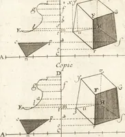 An illustration from Traité des pratiques geometrales et perspectives : enseignées dans l'Academie royale de la peinture et sculpture (1665)