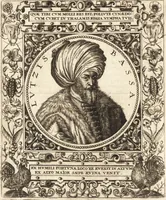 Picture 103 of 135 from Vitae et icones sultanorum Turcicorum, principum Persarum aliorumq[ue] illustrium heroum heroinarumq[ue] ab Osmane usq[ue] ad Mahometem II : ad vivum ex antiquis mettallis effictae, primum ex Co[n]sta[n]tinopoli D. Imp. Ferdina[n]do oblatae nunc descriptae & tetras[t]ichis succinctis illustratae (1596), leaf 261