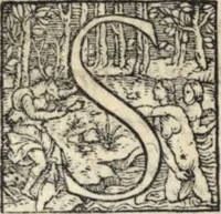 An illustration from Le vite de piv eccellenti architetti, pittori, et scvltori italiani : da Cimabve in sino à tempi nostri (1550)