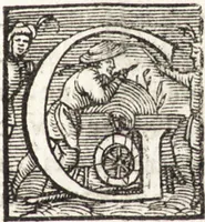 An illustration from Le vite de piv eccellenti architetti, pittori, et scvltori italiani : da Cimabve in sino à tempi nostri (1550)