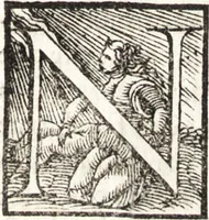 An illustration from Le vite de piv eccellenti architetti, pittori, et scvltori italiani : da Cimabve in sino à tempi nostri (1550)