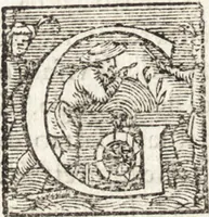 An illustration from Le vite de piv eccellenti architetti, pittori, et scvltori italiani : da Cimabve in sino à tempi nostri (1550)