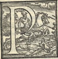 An illustration from Le vite de piv eccellenti architetti, pittori, et scvltori italiani : da Cimabve in sino à tempi nostri (1550)