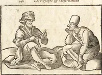 An illustration from Les voyages et obseruations du Sieur de La Boullaye-Le-Gouz, gentil-homme angeuin : où sont décrites les religions, gouuernemens, & situations des estats & royaumes d'Italie, Grece, Natolie, Syrie, Perse, Palestine, Karamenie, Kaldée, Assyrie, grand Mogol, Bijapour, Indes orientales des Portugais, Arabie, Egypte, Holande, grande Bretagne, Irlande, Dannemark, Pologne, isles & autres lieux d'Europe, Asie & Affrique, ou il à seiourné, le tout enrichy de belles figures ; et dedié à l'Eminentissime Cardinal Capponi (1653)