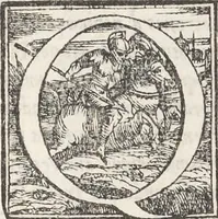 An illustration from Vrbis Romae topographia : nvper ab ipso avctore nonnvllis erroribvs svblatis emandata, addita etiam interpretatione nominum quæ unica litera uel syllaba in antiquis titulis scripta inueniuntur : cvi etiam ab eodem adiectae svnt qvam breuissimæ obseruationes de prænomine, nomine, & cognomine de quibus etsi multi multa scripsere nemo tamen hactenus rei ueritatem attigisse videtur (1544)