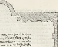 An illustration from Vrbis Romae topographia : nvper ab ipso avctore nonnvllis erroribvs svblatis emandata, addita etiam interpretatione nominum quæ unica litera uel syllaba in antiquis titulis scripta inueniuntur : cvi etiam ab eodem adiectae svnt qvam breuissimæ obseruationes de prænomine, nomine, & cognomine de quibus etsi multi multa scripsere nemo tamen hactenus rei ueritatem attigisse videtur (1544)