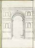 An illustration from Vrbis Romae topographia : nvper ab ipso avctore nonnvllis erroribvs svblatis emandata, addita etiam interpretatione nominum quæ unica litera uel syllaba in antiquis titulis scripta inueniuntur : cvi etiam ab eodem adiectae svnt qvam breuissimæ obseruationes de prænomine, nomine, & cognomine de quibus etsi multi multa scripsere nemo tamen hactenus rei ueritatem attigisse videtur (1544)