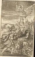 An illustration from ZungenSchleiffer, oder, Brinnende Weltkugel von bösen Zungen angezündet : solche zulöschen gibt aussführlichen Underricht von allen Zungen Lastern (1631)