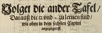 An illustration from Gründtlicher Bericht vom Feldmessen, wie man allerley Felder, Wiesen, Wälde, vnd andere Ort, durch wahren geometrischen Grund abmessen vnd Erkundigen solle : darinnen sonderlich die grosse Irrthumben, so bisshero in dieser Kunst vorgangen, eröffnet vnd verbessert werden : dessgleichen von dem Marscheiden, Bergwercken, Wasserwagen, vnd andern herrlichen Erfindungen nutzlicher Bericht. (1615)