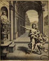 An illustration from Grondlegginge ter teekenkonst : zynde een korte en zeekere weg om door middel van de geometrie of meetkunde, de teeken-konst volkomen te leeren (1701)