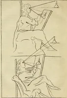 An illustration from Grondlegginge ter teekenkonst : zynde een korte en zeekere weg om door middel van de geometrie of meetkunde, de teeken-konst volkomen te leeren (1701)