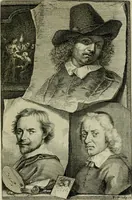 An illustration from De groote schouburgh der Nederlantsche konstschilders en schilderessen : waar van 'er veele met hunne beeltenissen ten tooneel verschynen, en hun levensgedrag en konstwerken beschreven worden: zynde een vervolg op het Schilderboek van K. v. Mander ... (1753)