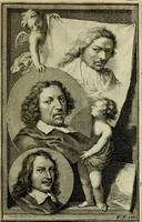 An illustration from De groote schouburgh der Nederlantsche konstschilders en schilderessen : waar van 'er veele met hunne beeltenissen ten tooneel verschynen, en hun levensgedrag en konstwerken beschreven worden: zynde een vervolg op het Schilderboek van K. v. Mander ... (1753)