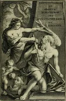 Picture 2 of 25 from De groote schouburgh der Nederlantsche konstschilders en schilderessen : waar van 'er veele met hunne beeltenissen ten tooneel verschynen, en hun levensgedrag en konstwerken beschreven worden: zynde een vervolg op het Schilderboek van K. v. Mander ... (1753), leaf 8