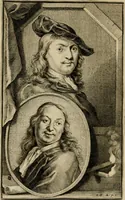 An illustration from De groote schouburgh der Nederlantsche konstschilders en schilderessen : waar van 'er veele met hunne beeltenissen ten tooneel verschynen, en hun levensgedrag en konstwerken beschreven worden: zynde een vervolg op het Schilderboek van K. v. Mander ... (1753)