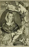 An illustration from De groote schouburgh der Nederlantsche konstschilders en schilderessen : waar van 'er veele met hunne beeltenissen ten tooneel verschynen, en hun levensgedrag en konstwerken beschreven worden: zynde een vervolg op het Schilderboek van K. v. Mander ... (1753)