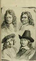 An illustration from De groote schouburgh der Nederlantsche konstschilders en schilderessen : waar van 'er veele met hunne beeltenissen ten tooneel verschynen, en hun levensgedrag en konstwerken beschreven worden: zynde een vervolg op het Schilderboek van K. v. Mander ... (1753)