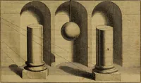 An illustration from Groot schilderboek : waar in de schilderkonst in al haar deelen grondig werd onderweezen, ook door redeneeringen en printverbeeldingen verklaard : met voorbeelden uyt de beste konst-stukken der oude en nieuwe puyk-schilderen bevestigd : en derzelver wel- en misstand aangeweezen (1712)