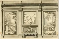 An illustration from Groot schilderboek : waar in de schilderkonst in al haar deelen grondig werd onderweezen, ook door redeneeringen en printverbeeldingen verklaard : met voorbeelden uyt de beste konst-stukken der oude en nieuwe puyk-schilderen bevestigd : en derzelver wel- en misstand aangeweezen (1712)
