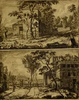 An illustration from Groot schilderboek : waar in de schilderkonst in al haar deelen grondig werd onderweezen, ook door redeneeringen en printverbeeldingen verklaard : met voorbeelden uyt de beste konst-stukken der oude en nieuwe puyk-schilderen bevestigd : en derzelver wel- en misstand aangeweezen (1712)