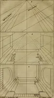 An illustration from Groot schilderboek : waar in de schilderkonst in al haar deelen grondig werd onderweezen, ook door redeneeringen en printverbeeldingen verklaard : met voorbeelden uyt de beste konst-stukken der oude en nieuwe puyk-schilderen bevestigd : en derzelver wel- en misstand aangeweezen (1712)