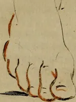 An illustration from Groot schilderboek : waar in de schilderkonst in al haar deelen grondig werd onderweezen, ook door redeneeringen en printverbeeldingen verklaard : met voorbeelden uyt de beste konst-stukken der oude en nieuwe puyk-schilderen bevestigd : en derzelver wel- en misstand aangeweezen (1712)